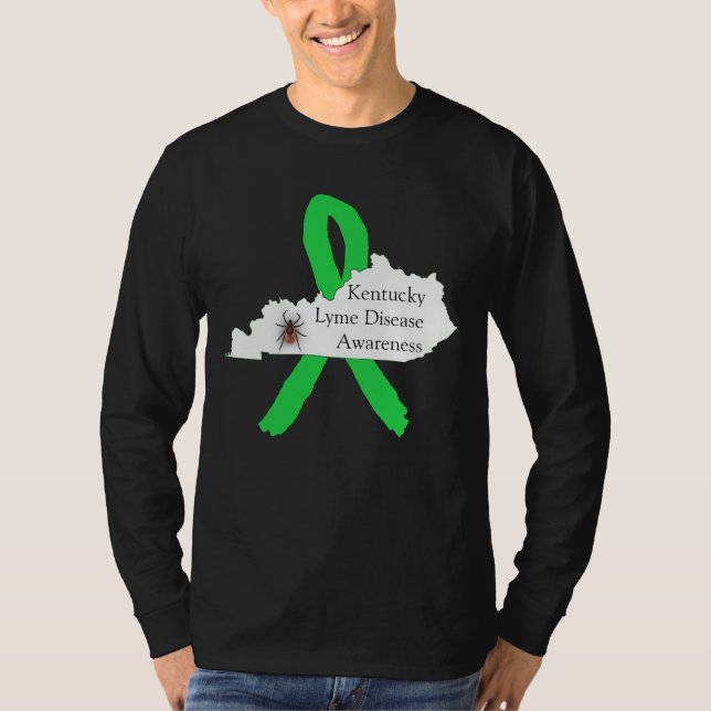 Camisa de Conscientização da Doença de Lyme para K (Frente)