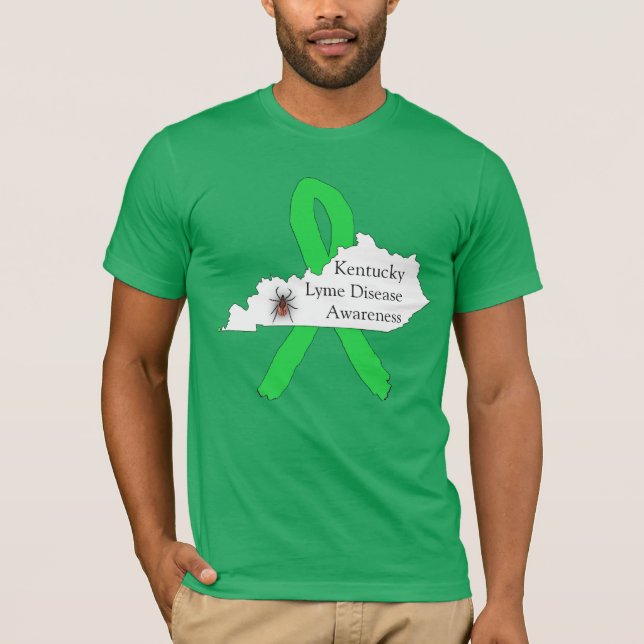 Camisa de Conscientização da Doença de Lyme para K (Frente)