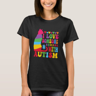 Camisa de Conscientização do Autismo Eu Amo Alguém