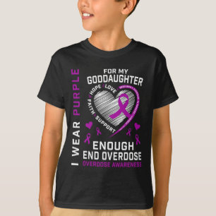 Camisa de conscientização para acabar com a overdo