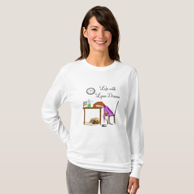 Camisa de Conscientização sobre a Doença de Lyme (Frente Completa)
