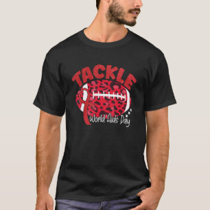 Camisa de Conscientização sobre Aids Fita Conscien