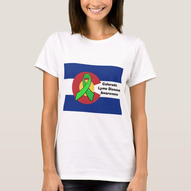 Camisa de Conscientização sobre Doença de Lyme do  (Frente)