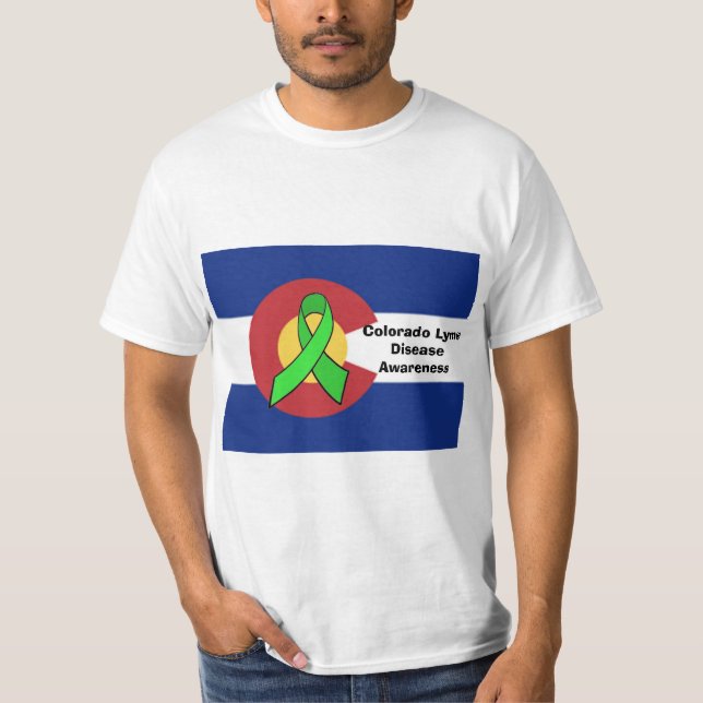 Camisa de Conscientização sobre Doença de Lyme no  (Frente)