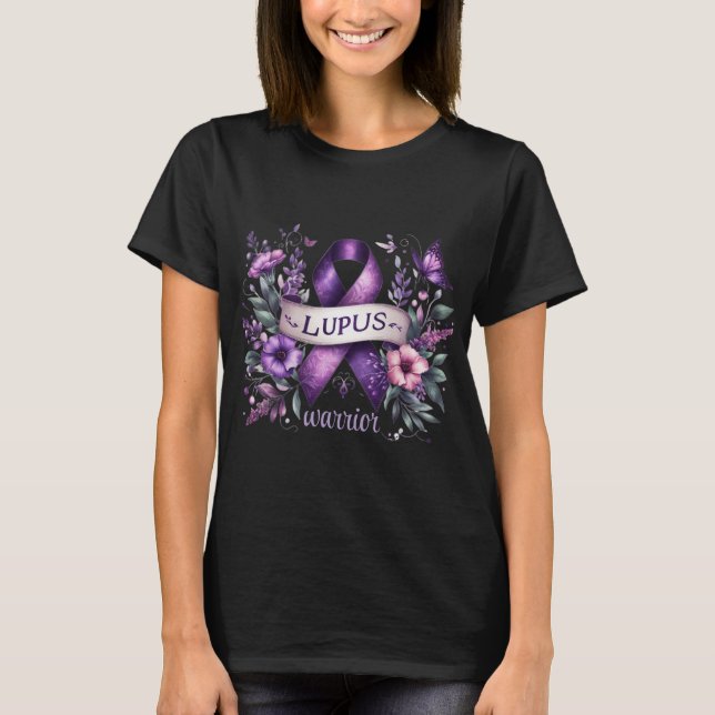 Camisa de conscientização sobre Lúpus – Guerreiro  (Frente)
