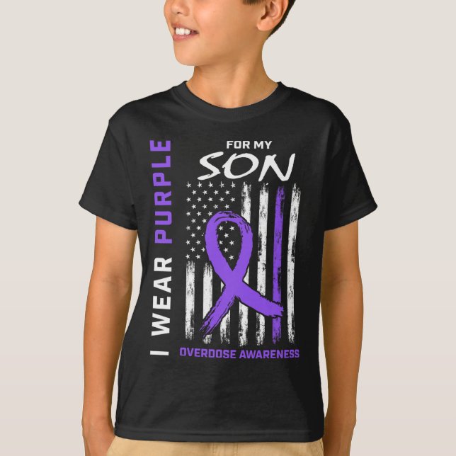 Camisa de conscientização sobre o fim do overdose  (Frente)
