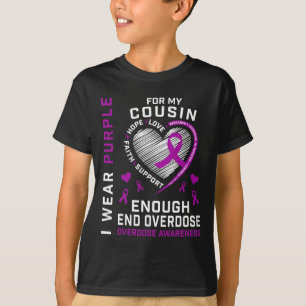 Camisa de conscientização sobre o fim do overdose
