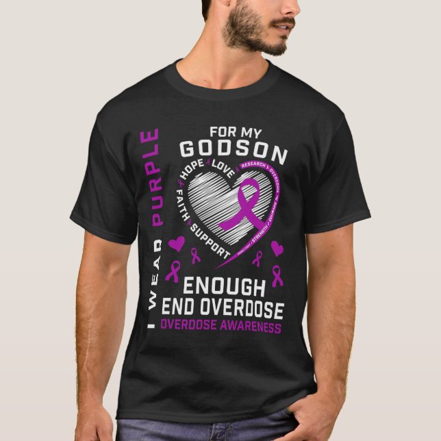 Camisa de Conscientização sobre o Fim do Overdose  (Frente)