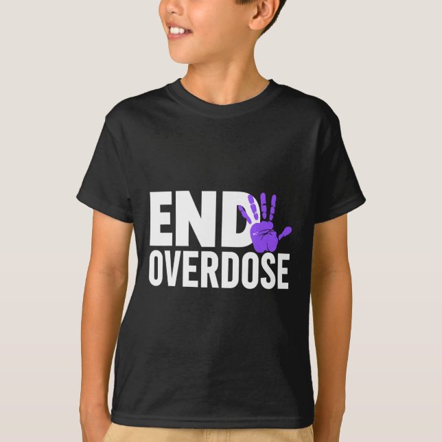 Camisa de Conscientização sobre Overdose - Acabe c (Frente)