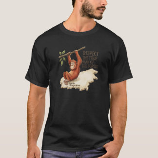 Camisa de Conservação do Mapa do Orangotango de Bo