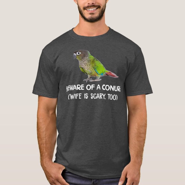 Camisa De Conure De Cheiro Verde Cuidado Com O Pap (Frente)