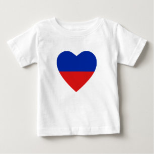 Camisa de Coração do Sinalizador do Haiti