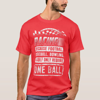 Camisa de Corrida Divertida Corrida de Uma Bola Co