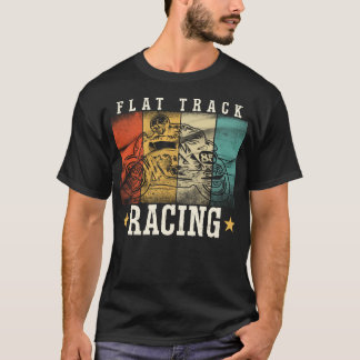 Camisa de corridas de MOTOCICLO Vintage FLAT TRACK