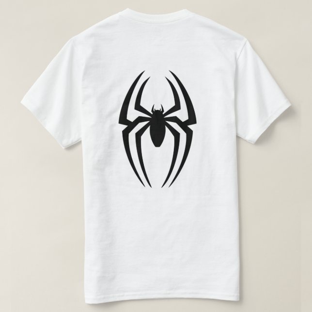 camisa de costas de aranha (Verso do Design)