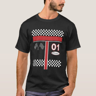 Camisa De Costume De Motorista Race Car Para Hallo