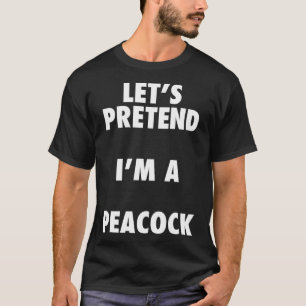 Camisa de Costume de Peacock Halloween, Fingir que