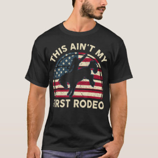 Camisa De Cowboy Atenta Meu Primeiro Rodeio Engraç