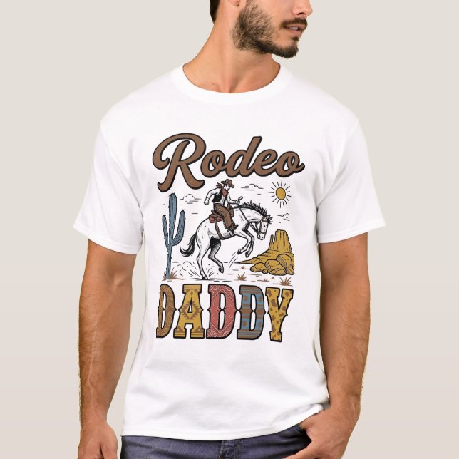 Camisa de Cowboy Western Vintage Rodeo Daddy Desig (Frente)