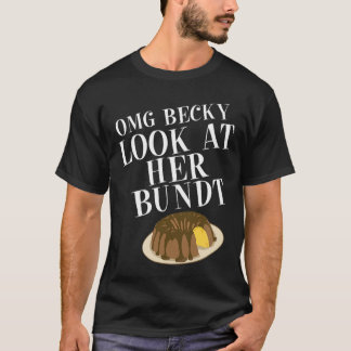 Camisa de cozedura para mulheres Becky Olhe seu bo
