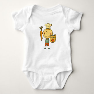 Camisa de Cozinha Infantil Cartoon Chef Boy