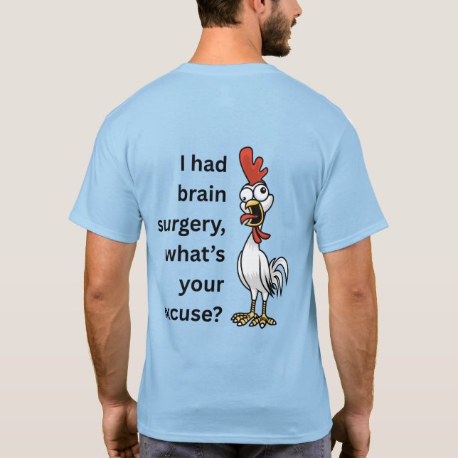 Camisa de Craniotomia com Corte de Cabelo Ruim Grá (Verso)