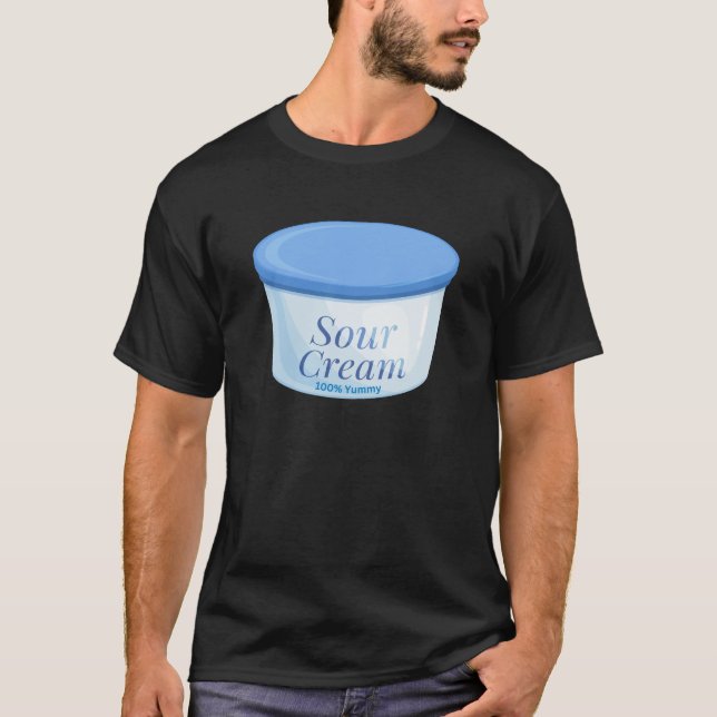 Camisa de Creme de Leite Engraçada Humor Amante de (Frente)