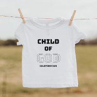 Camisa de Criança Cristã de Filho de Deus