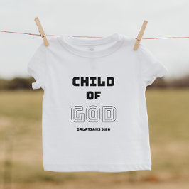 Camisa de Criança Cristã de Filho de Deus