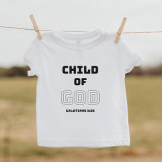 Camisa de Criança Cristã de Filho de Deus