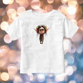 Camisa de criança da Senhora dos Gatos Elfa de Nat