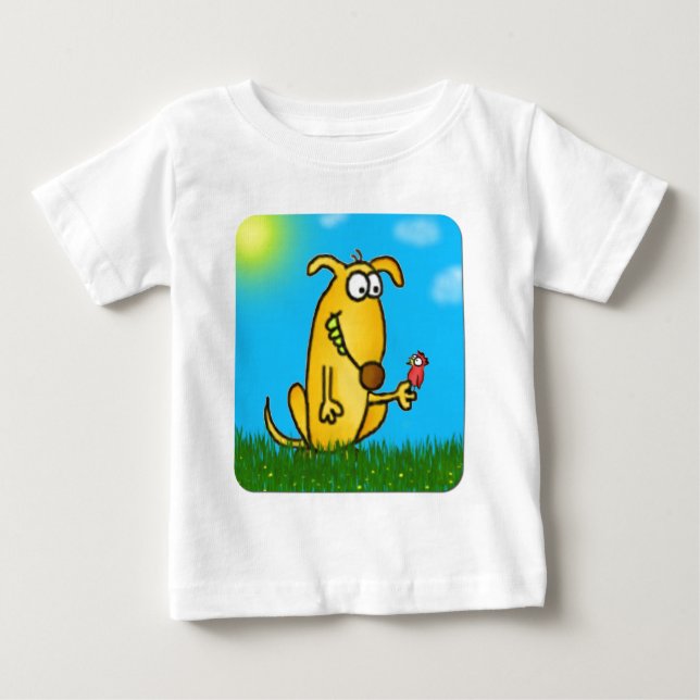 Camisa de Criança de Cachorro Ilegal (Frente)