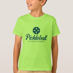 Camisa de criança desportiva de picleball legal pa