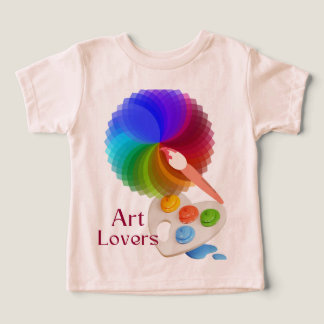 Camisa de criança do amante da arte