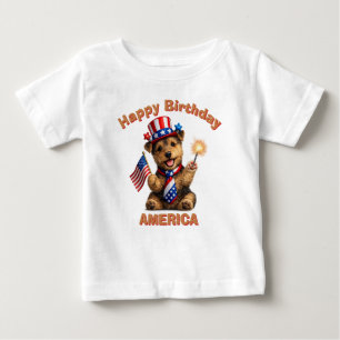Camisa de criança patriótica do Welsh Terrier (2ae