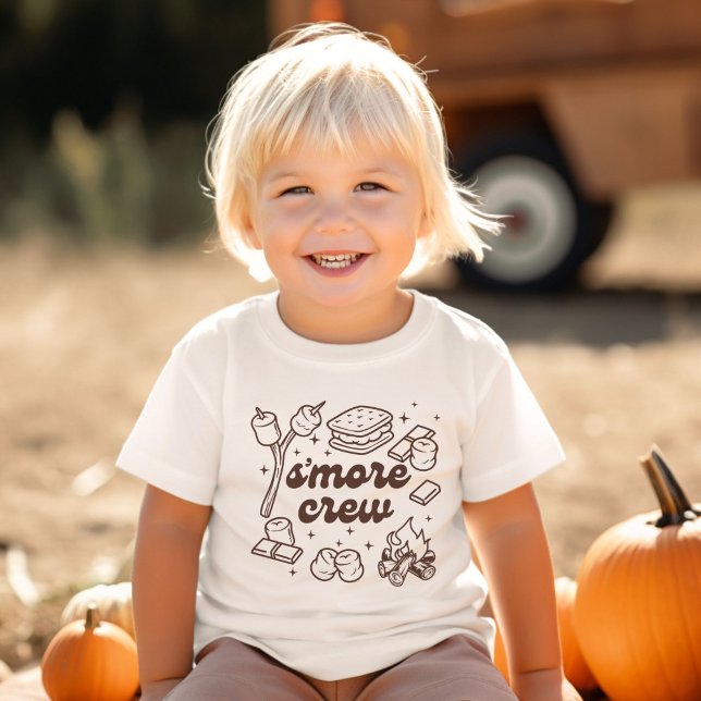 Camisa de criança pequena do S'more Crew Camping L (Criador carregado)