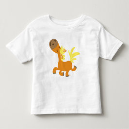 Camisa de criança Pônei de desenho animado feliz