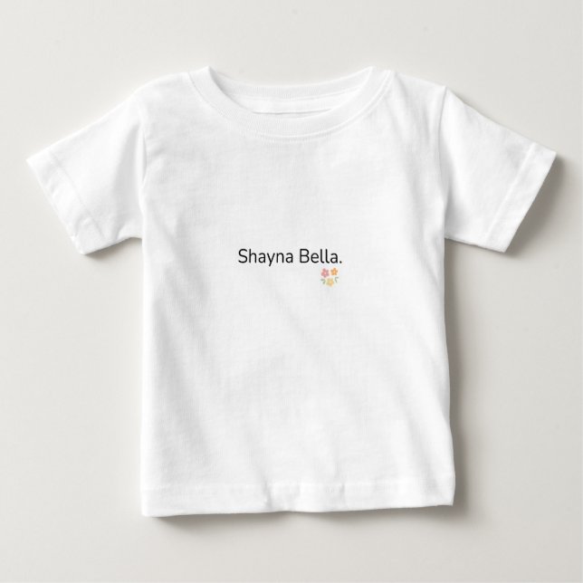 Camisa de criança Shayna Bella | Presente de bebê  (Frente)