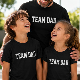 Camisa de Criança 'Team Dad' para Dia dos Pais