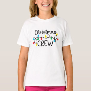 Camisa de Crianças de Natal Família Festiva de F