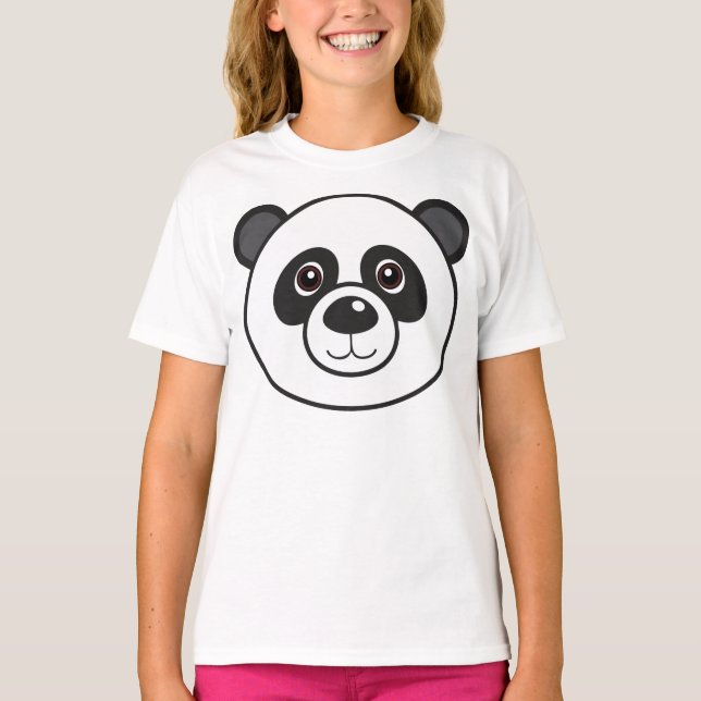 Camisa De Crianças De Panda (Frente)