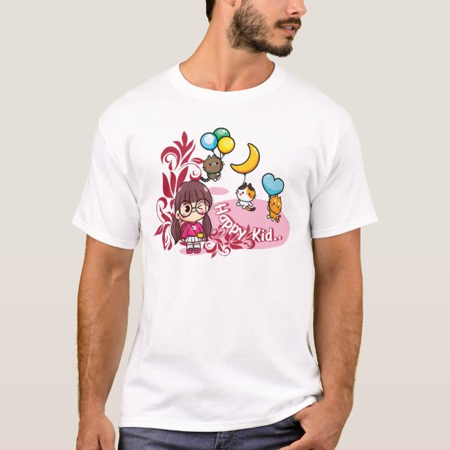 Camisa de Crianças Feliz (Frente)
