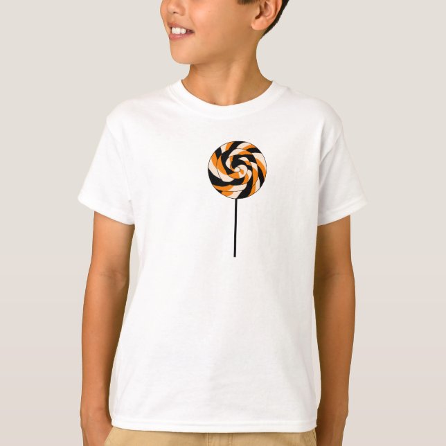 Camisa de Crianças Lollipop Halloween (Frente)