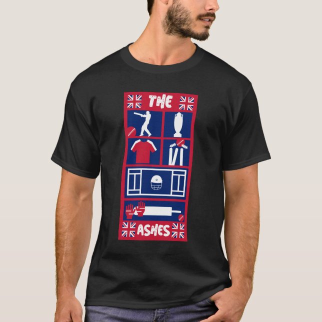 Camisa de cricket de teste inglês (Frente)