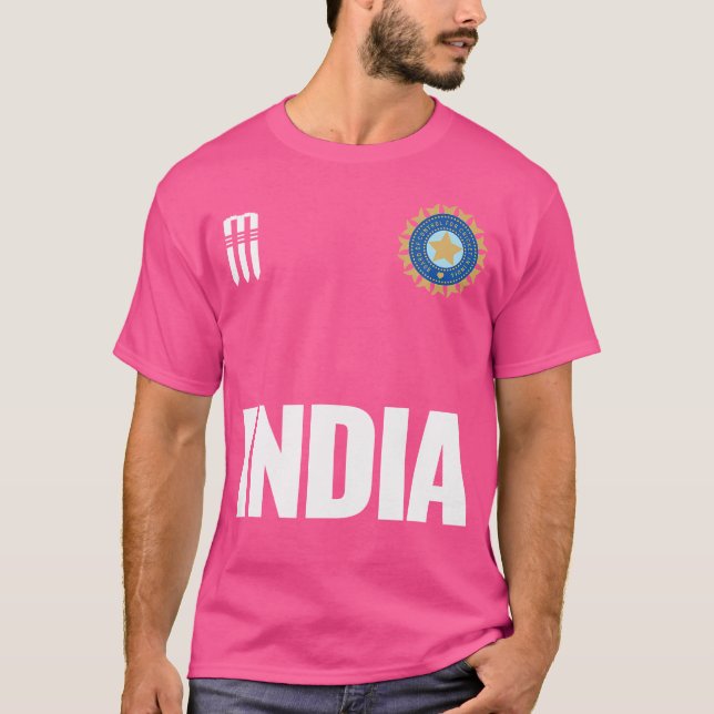 Camisa de críquete da Índia 2020 para fãs de críqu (Frente)