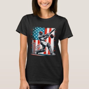 Camisa de críquete dos EUA Amante do time de críqu