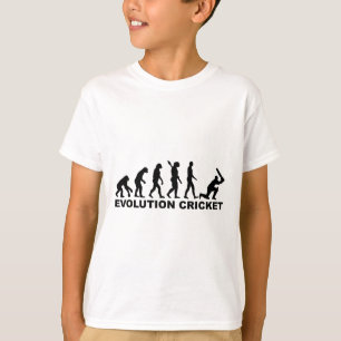 Camisa de críquete Evolution Of Man