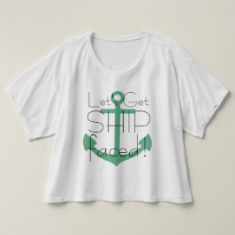 Camisa De Cruzeiro Virada Para O Navio De vamos