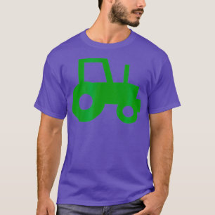 Camisa de cultivo do trator de Fazenda verde
