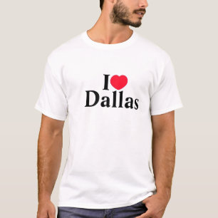 Camisa de Dallas do amor dos homens